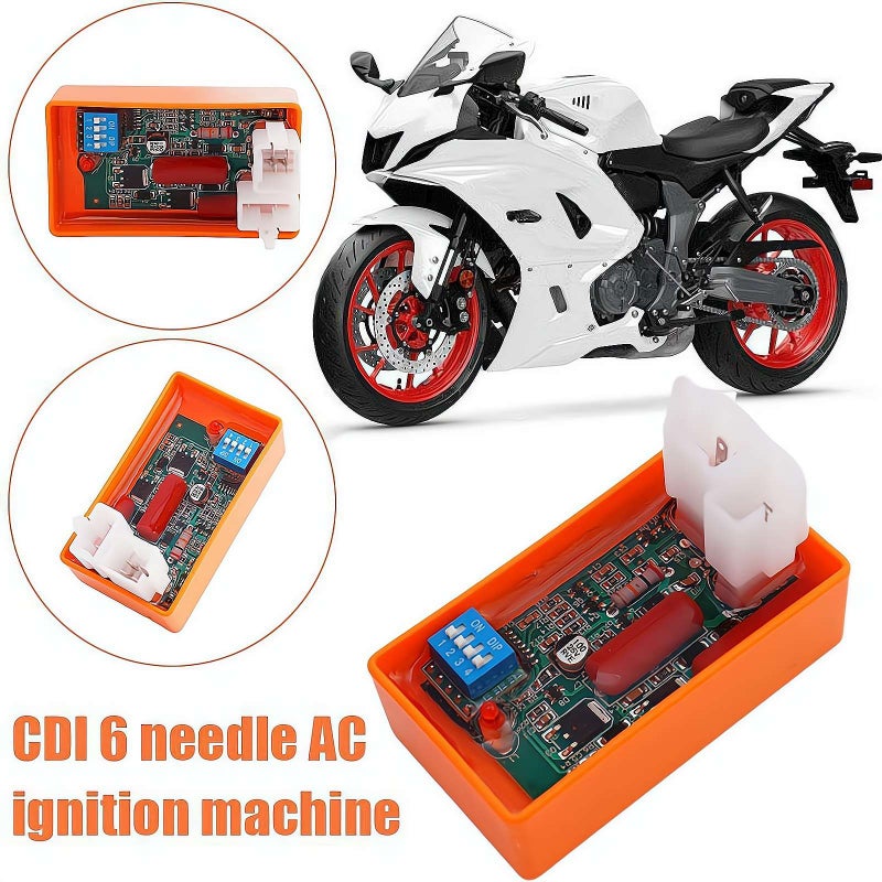 6 pin AC CDI Motorcycle Lgnition Box, High Performance Adjustable Motorcycle,Motorcycle modified CDI with DIP switch CG125 cdi racing CG150 competitive racing Adjustable AC CDI Racing - Image 4